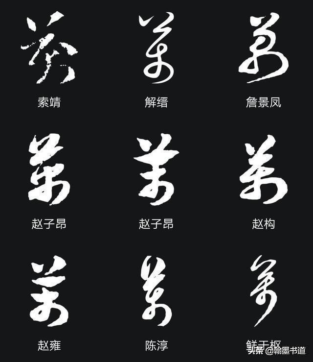 王羲之80个草书字体下载