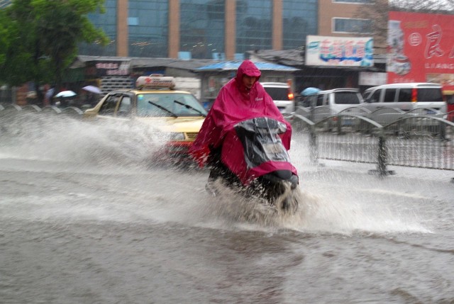 河南省内哪个城市有大雨