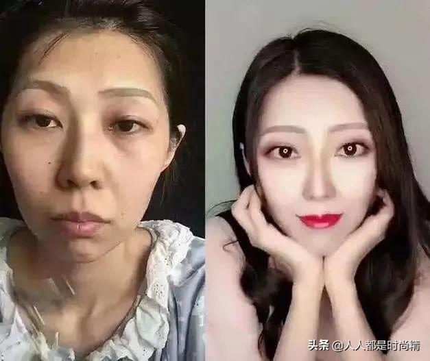 韩国女主播化妆技巧
