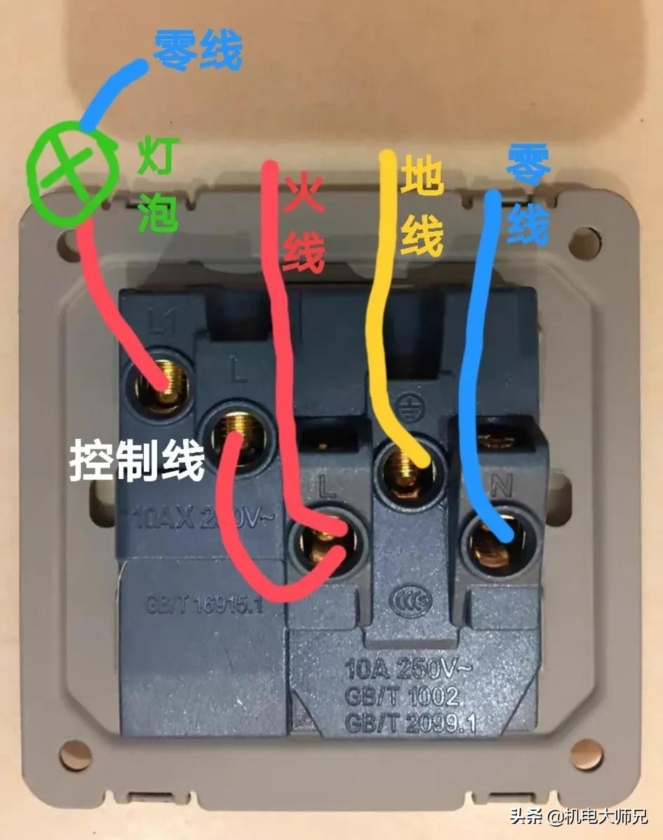 火线零线地线火线零线地线分别是什么颜色