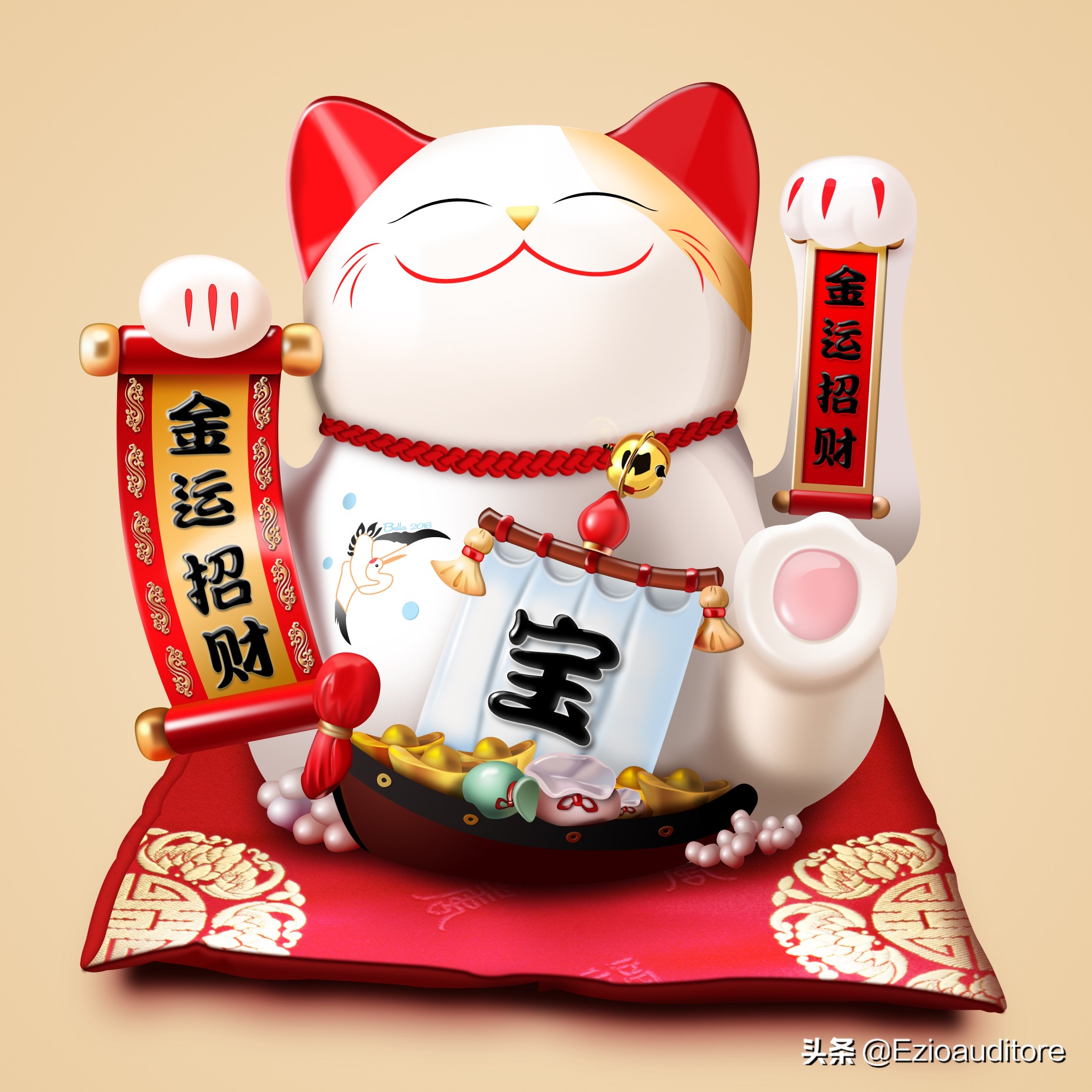 招财猫进店接到客人（招财猫可以放空调上吗？）