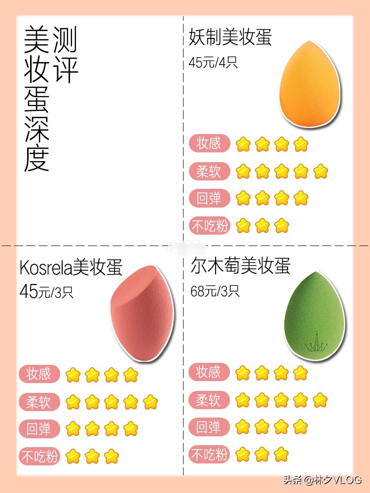 美妆蛋开箱好物
