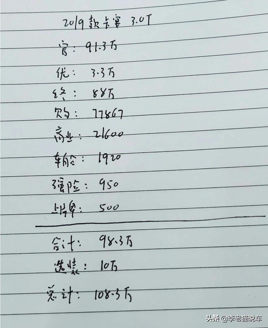 汽车报价卡宴,汽车报价大全卡宴