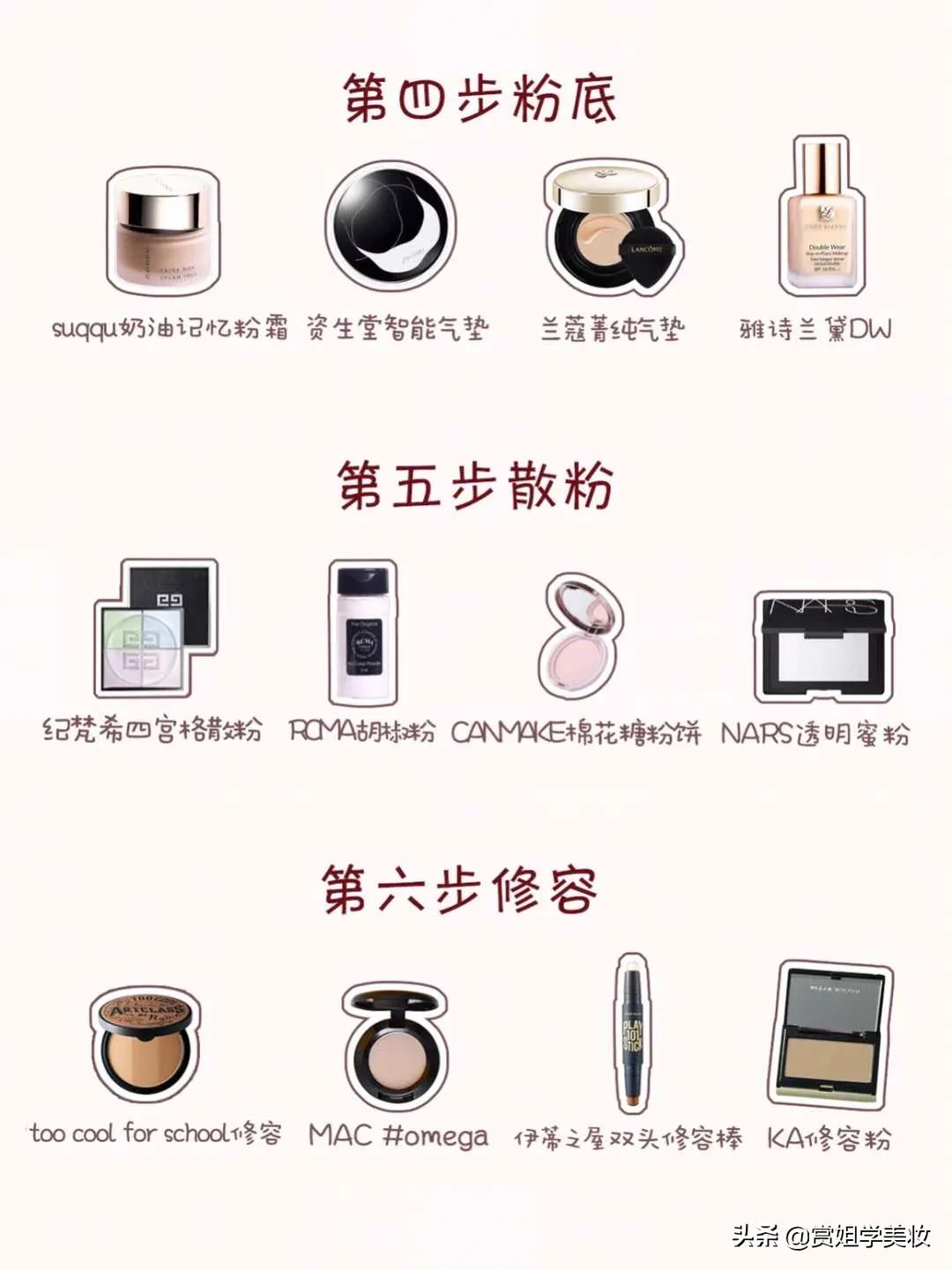 粉饼化妆技巧视频
