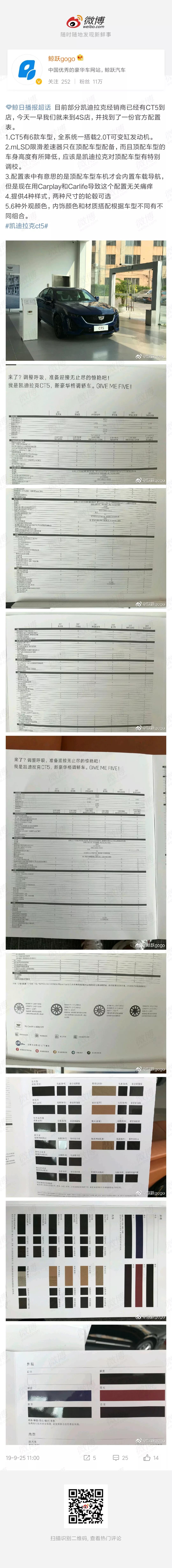 汽车报价大全CT5,汽车报价大全ct5