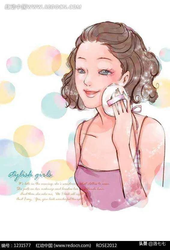 温柔女孩化妆技巧图片
