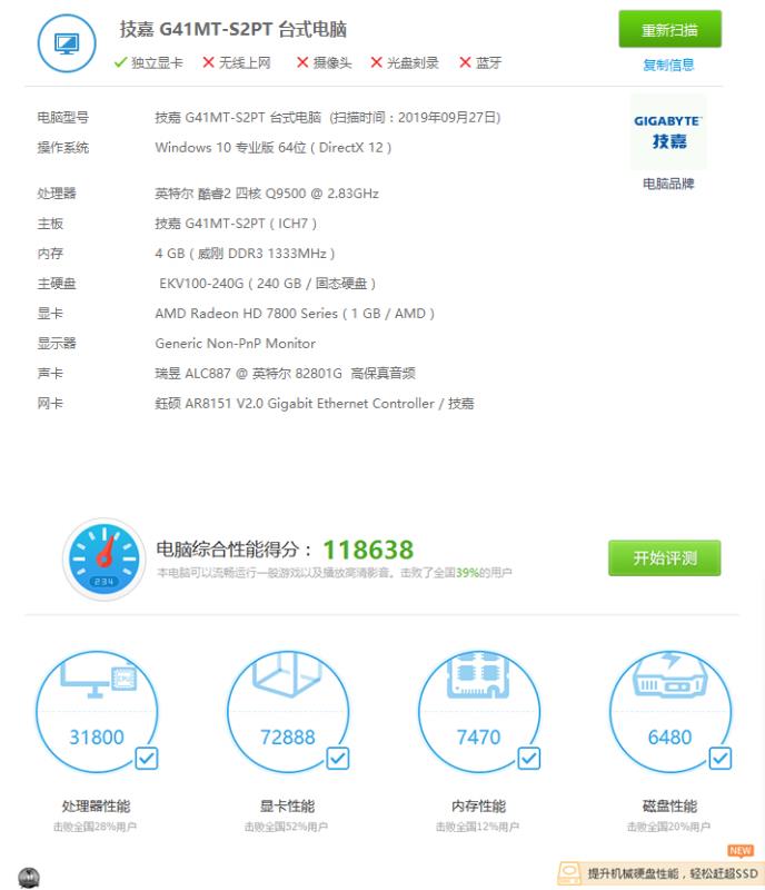 鲁大师评测鲁大师评测cpu没分怎么回事