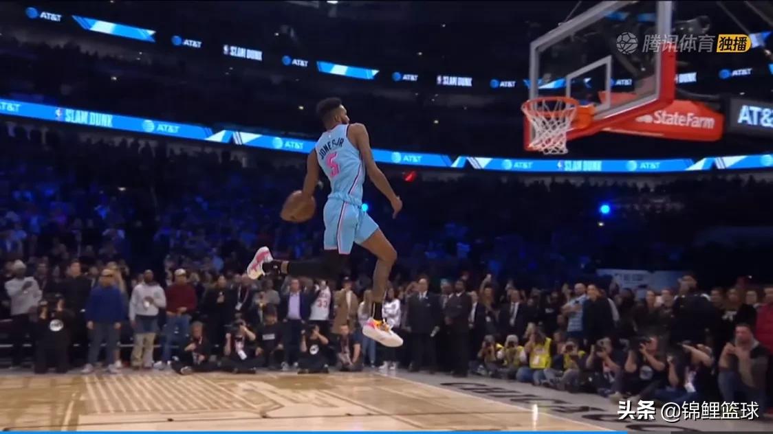 2020扣篮大赛，戈登飞跃2米26法尔仅得47分遗憾吗？