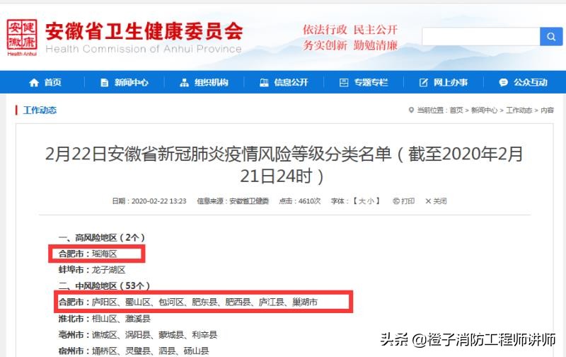 合肥市今天有什么疫情