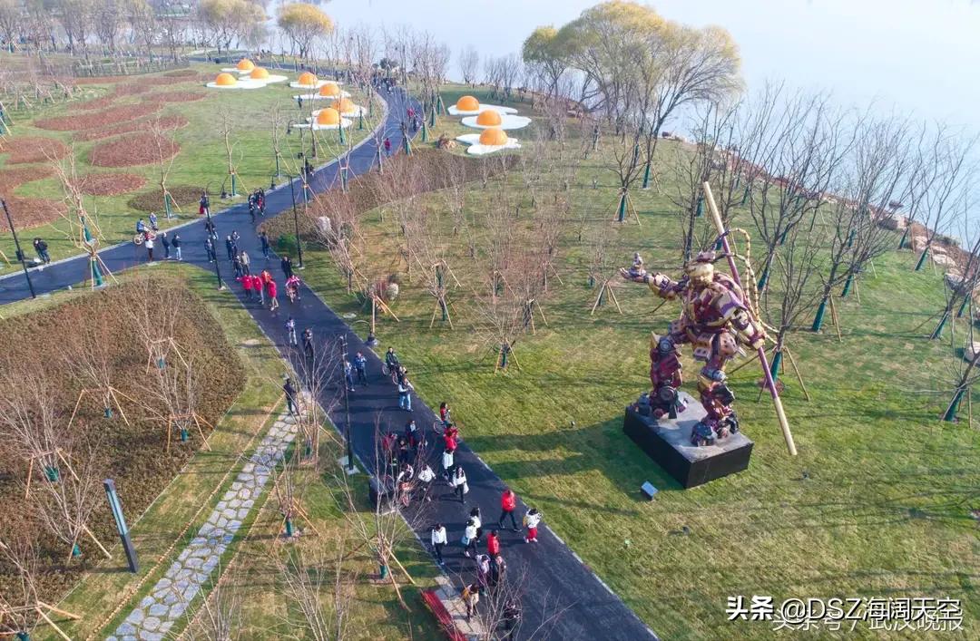 武汉空中绿道骑行汉口哪里上去？