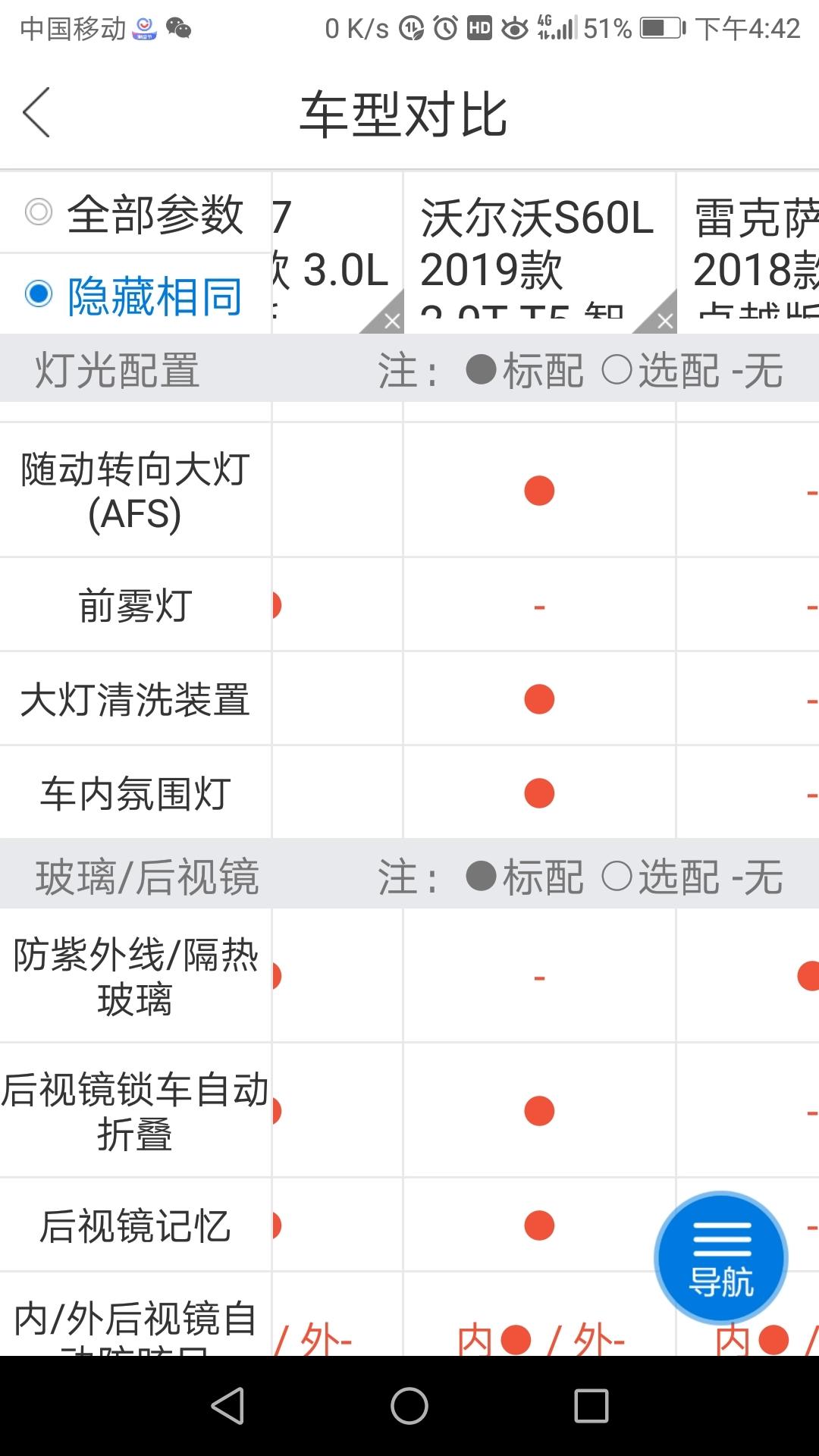 沃尔沃s60l 配置