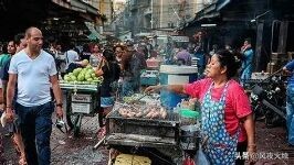 街头美食泰国生活路边摊海外生活，泰国路边摊小吃有哪些