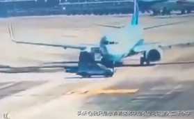 客机滑行时与车相撞（飞机失事为什么不能滑行？）