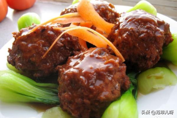 红烧四喜丸子红烧四喜丸子的家常做法