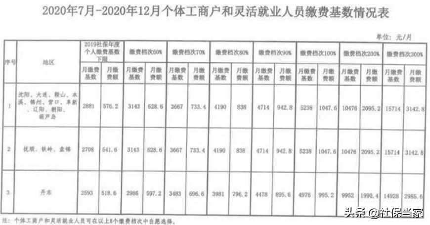 沈阳养老个人账户月进540元是什么标准？