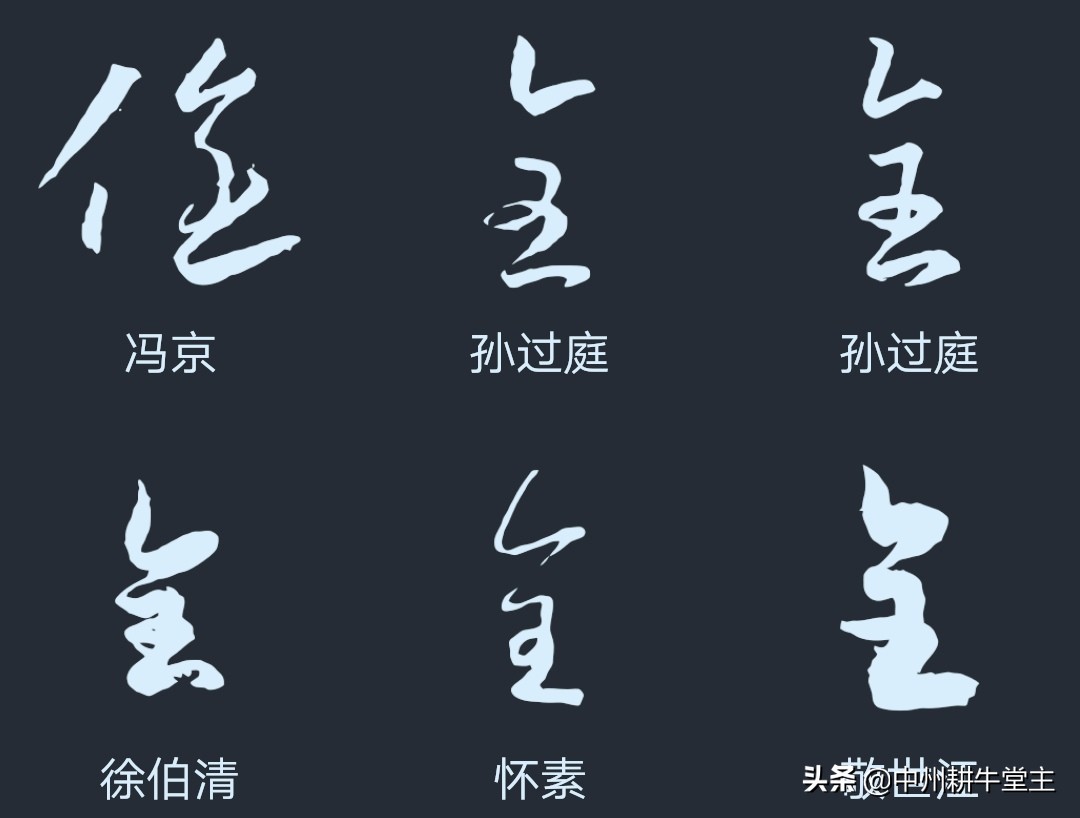 看得懂的草书字体