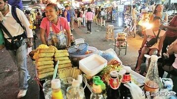 街头美食泰国生活路边摊海外生活，泰国路边摊小吃有哪些