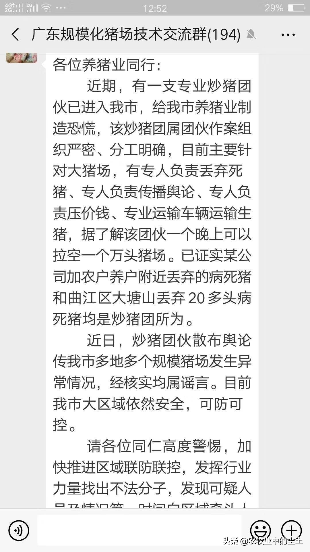 [养猪场少了20头猪]云南也是非洲猪瘟的疫区，规模猪场得非瘟的极少，主要是小猪场，为什么？