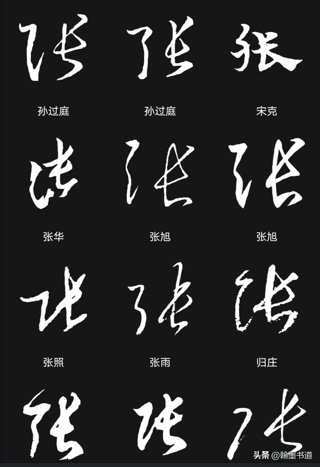 行书字体的记字