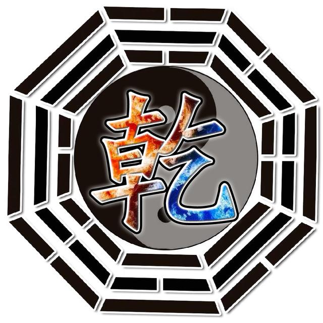 太极八卦图太极黑白八卦姓氏头像