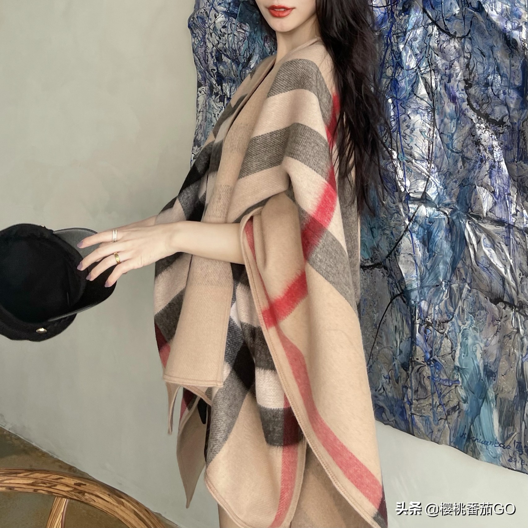 披肩围巾的最佳尺寸？：披肩围巾