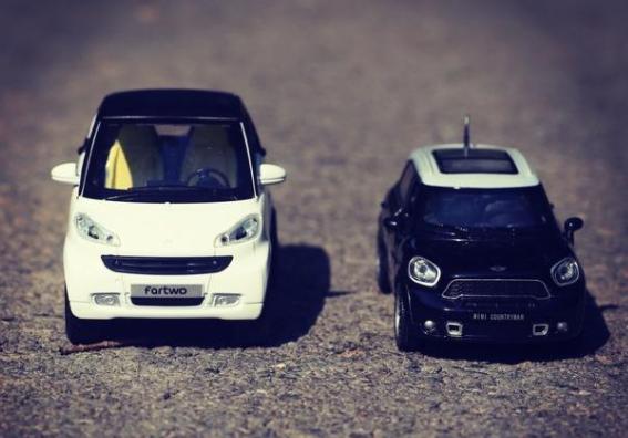 奔驰smart车