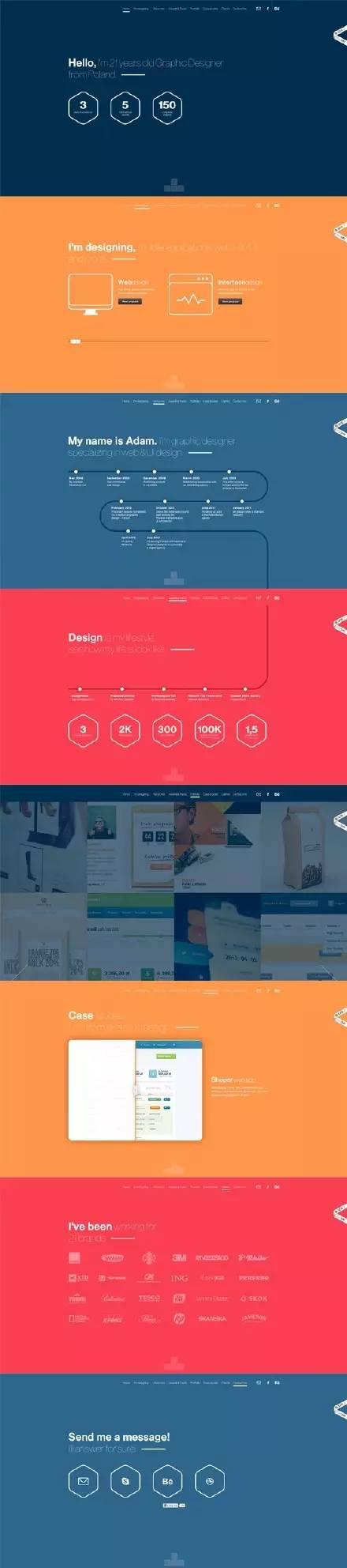 令人舒服的网页设计配色-干货