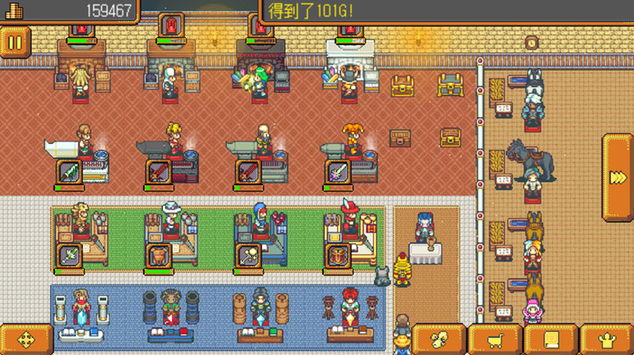 武器店物语终极员工（喜欢复古像素风模拟经营的进武器店物语Demo简评）