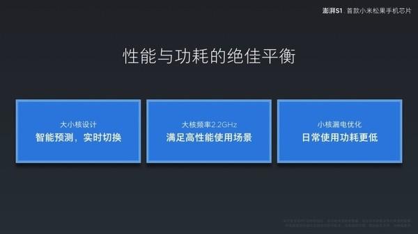 小米自主芯片澎湃S1发布：八核2.2GHz