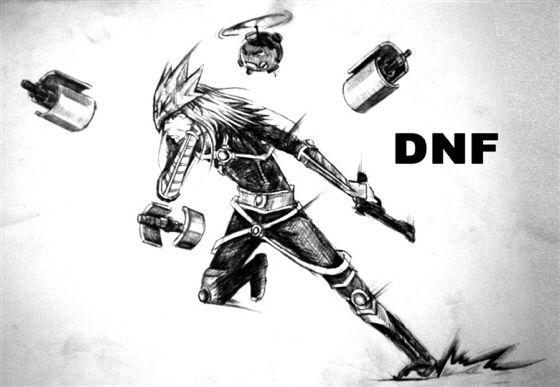 DNF绘画还真是个好技能 地下城精美同人手绘陶冶情操