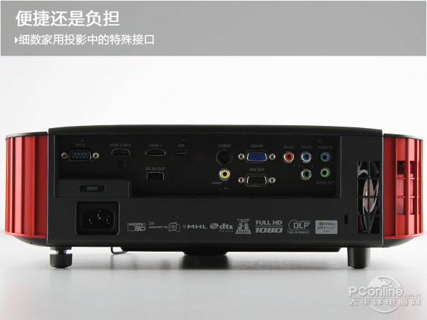 投影仪显示YPBPR是什么意思（便捷还是负担 细数家用投影中的特殊接口）