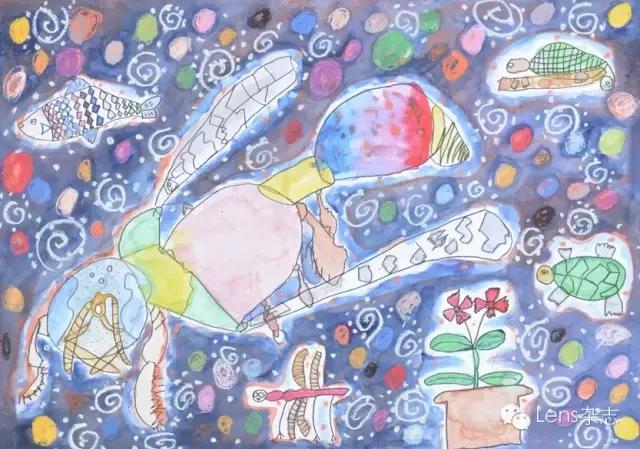 一组日本孩子的儿童画金奖分享，看完很暖