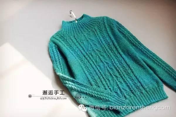 邂逅手工——锁清秋~~~半高领套衫