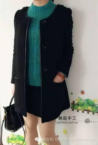 邂逅手工——锁清秋~~~半高领套衫