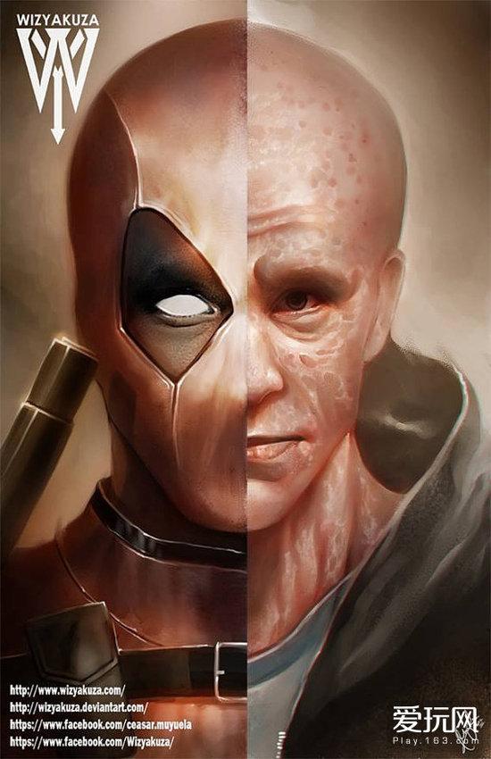 最酷炫的变脸：国外神人创作变身英雄“半颜”艺术