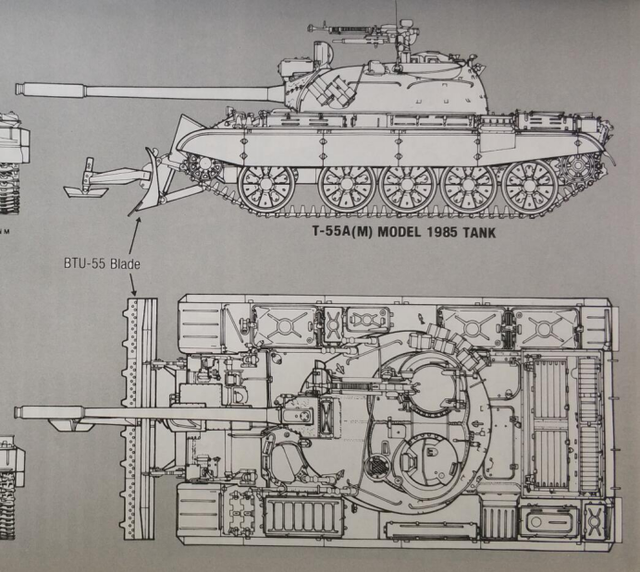 别看T-54和T-55长得一样，两者可不是一回事，专门打核大战的坦克