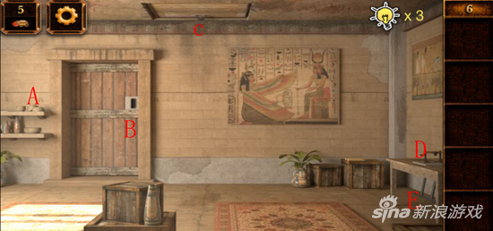 神庙逃亡密室逃脱埃及（密室逃脱逃出阴森神庙2 第6关图文通关攻略）