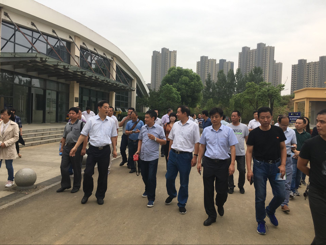 安徽省民政厅领导莅临包河区文化陵园指导工作