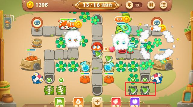 保卫萝卜3集市第49关怎么过 集市第49关金萝卜攻略