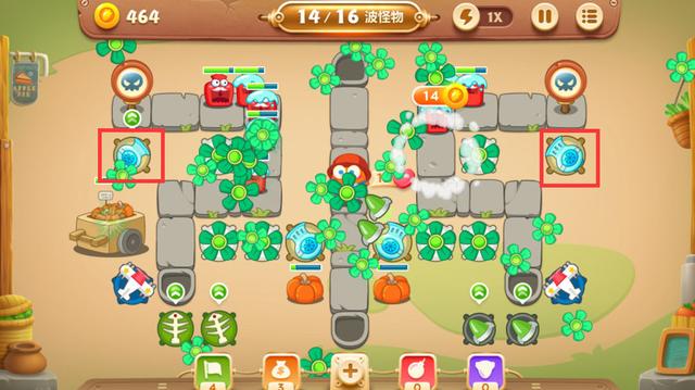 保卫萝卜3集市第49关怎么过 集市第49关金萝卜攻略