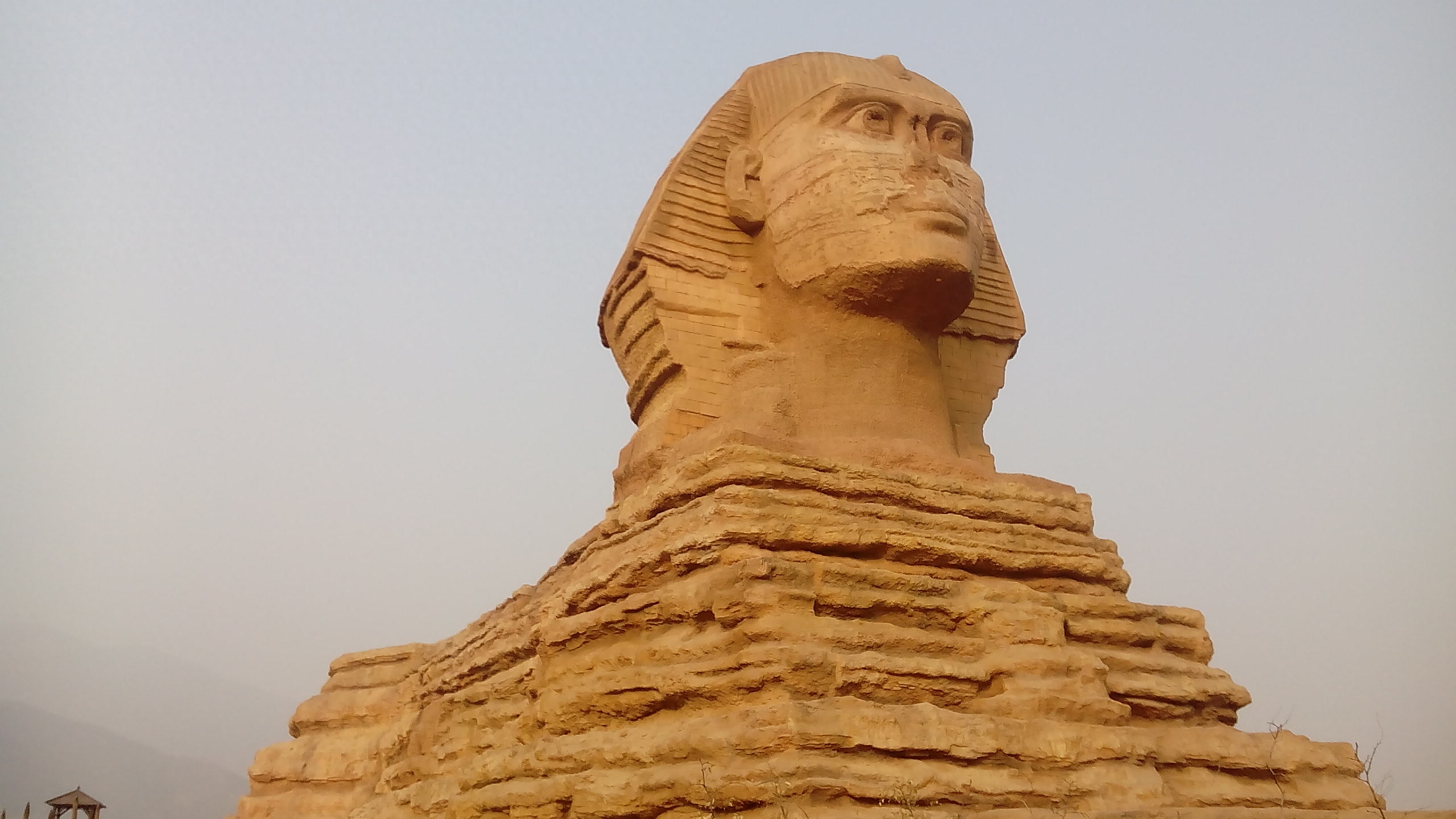 狮身人面像被拆了,以后看不到这个了,发几张以前拍的图给大家看