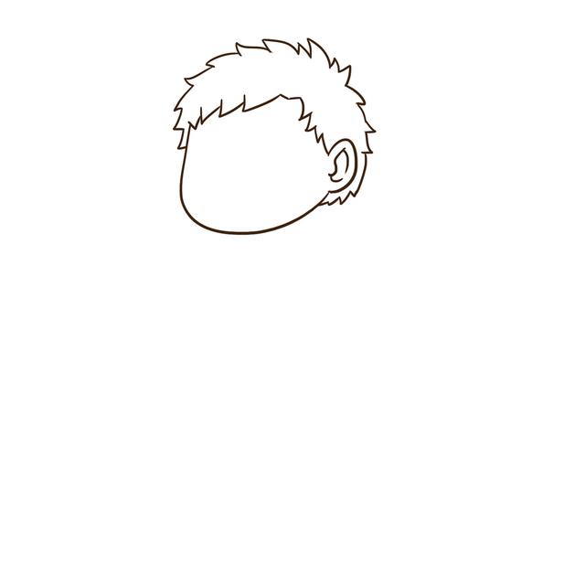 图解如何快速画出《火影忍者》中砂之国的风影我爱罗