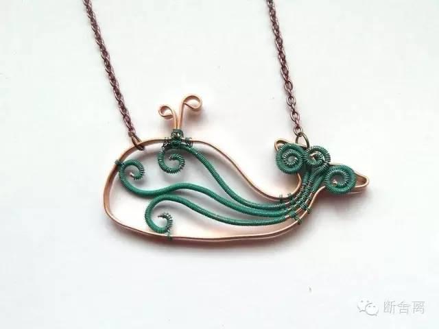 10款相当独特的创意绕线首饰|舍衣二次设计