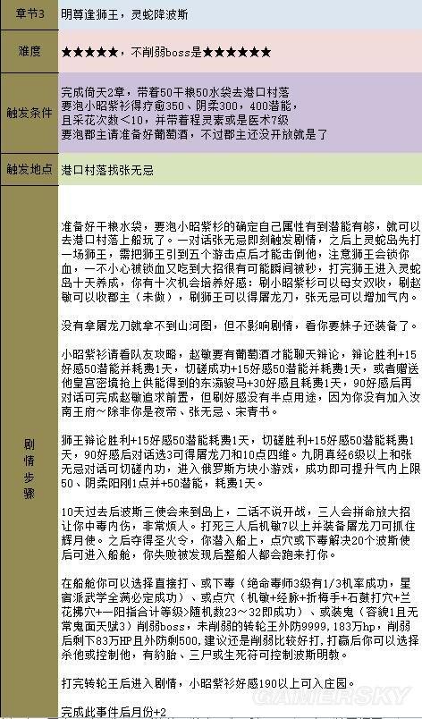 《金庸群侠传5》主线攻略 全天书主线任务流程攻略