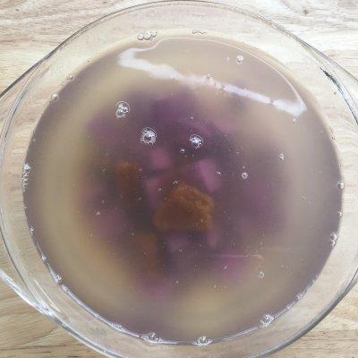 紫薯小米粥#美的微波炉菜谱#