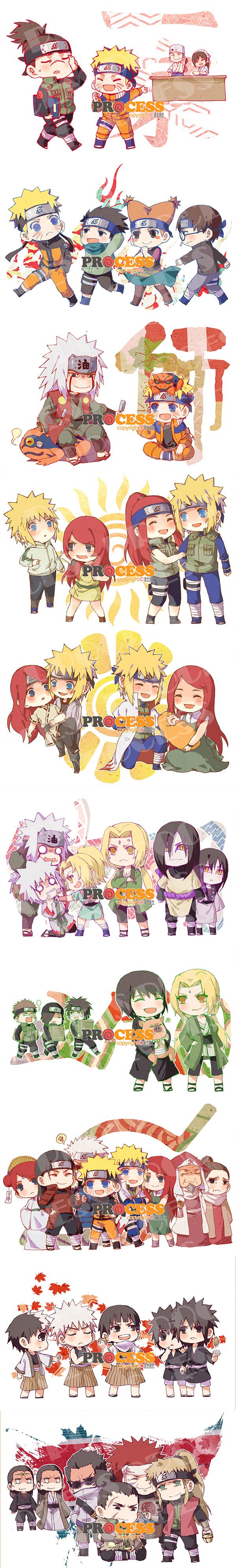 火影忍者全员Q版！满满都是回忆！