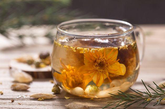 春饮花茶 养颜润肤