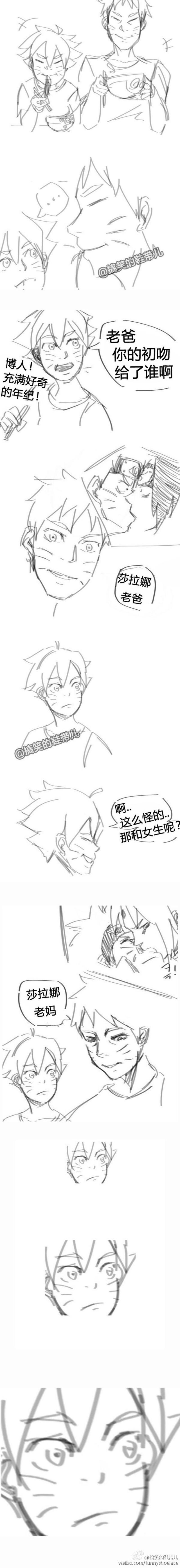 关于佐助和鸣人的日常，基情满满！