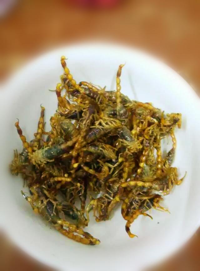 家常吃蝎子,简单的处理方法