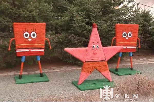 绥棱义气松实验林场：海绵宝宝光头强 柳编编出“致富路”